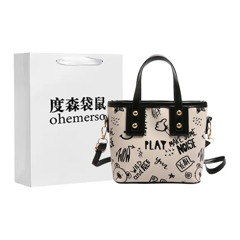Dusen Kangaroo PU Handbag Women's Multicolor-0