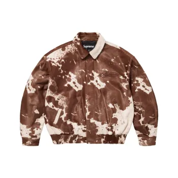 Supreme Ponyhair Varsity Jacket