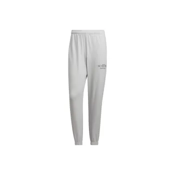 Adidas Knitted Sweatpants Men Solid Light Gray