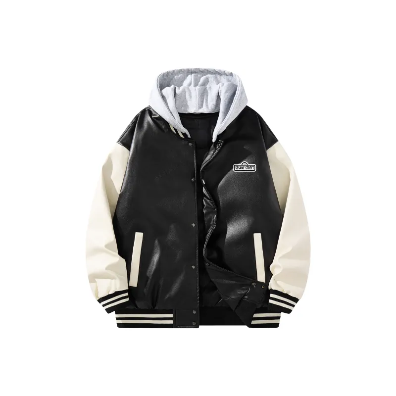 SESAME STREET Down Jacket Unisex Black-0