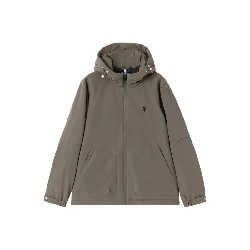 U.S. POLO ASSN. Down Jacket Men's Medium Gray-0