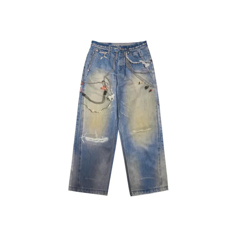 HKRXEC Jeans Unisex Image Color-0