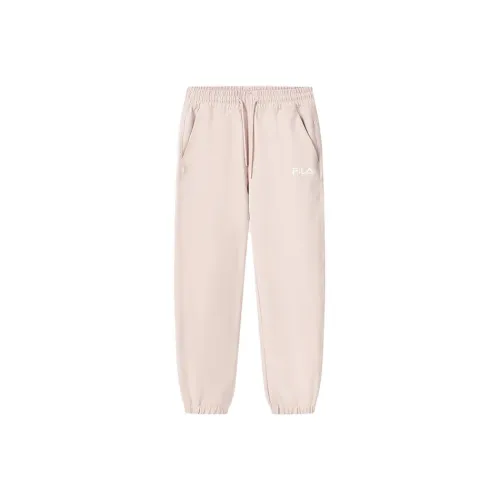 FILA Knitted Sweatpants Unisex Linglin Pink LP