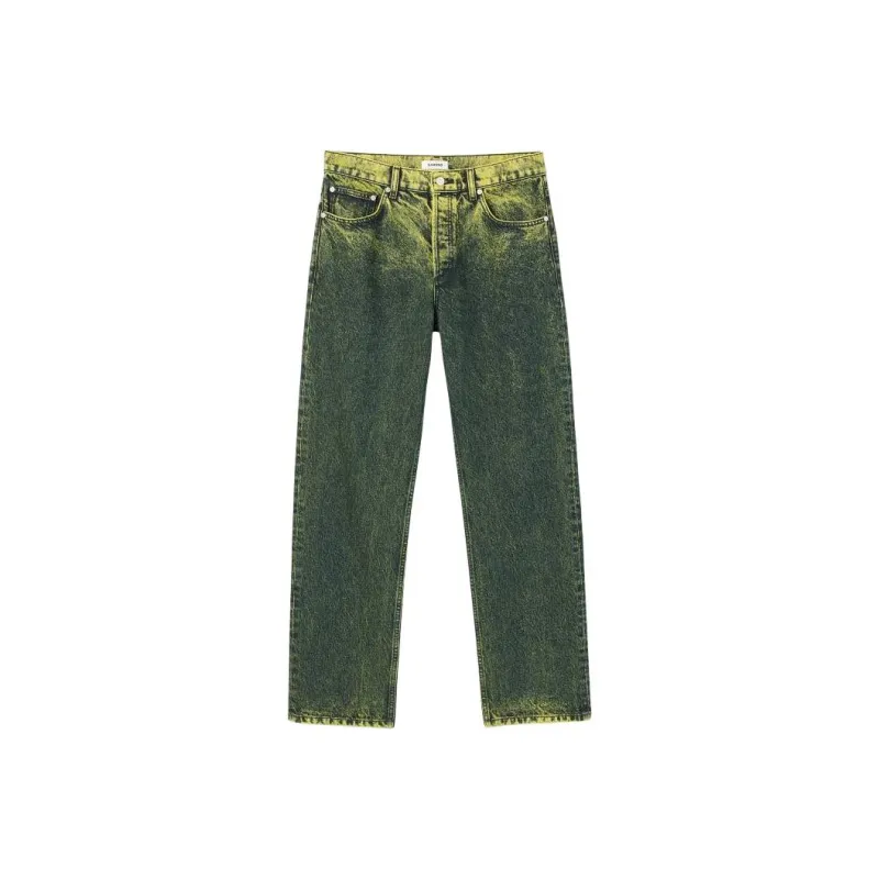Sandro Straight-Leg Jeans Jeans Men's Green-0