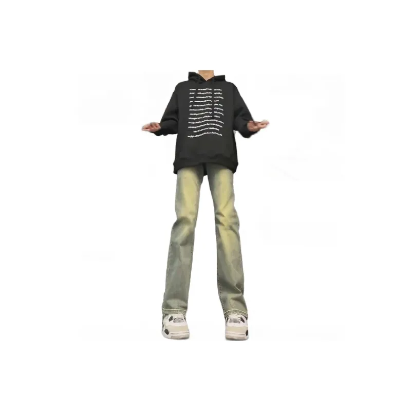 UPXIW Jeans Unisex Vintage Blue-0