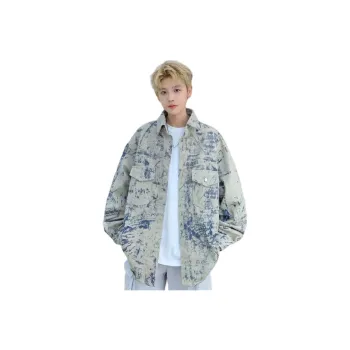 TESTUNG Jackets Coats Unisex Khaki