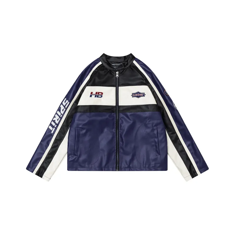 Heartboon Jackets Coats Unisex Blue-0