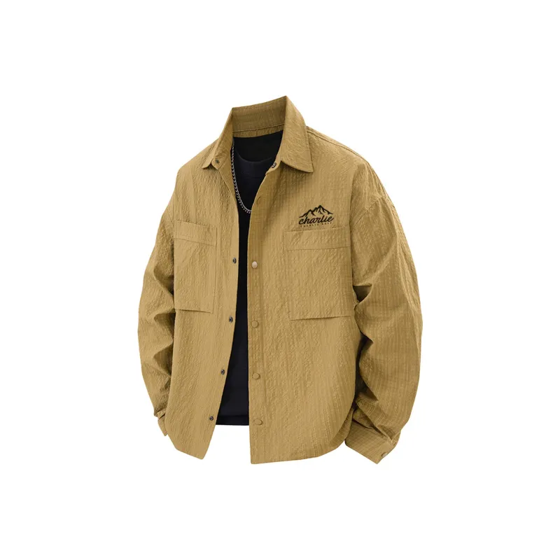 CHARLIE GOLF Jackets Coats Unisex Cream White-4