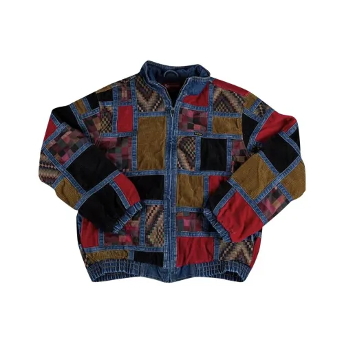 Kids logo-patch quilted jacket Pink