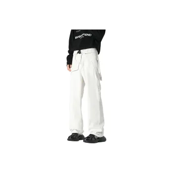 COMXZ Jeans Unisex White