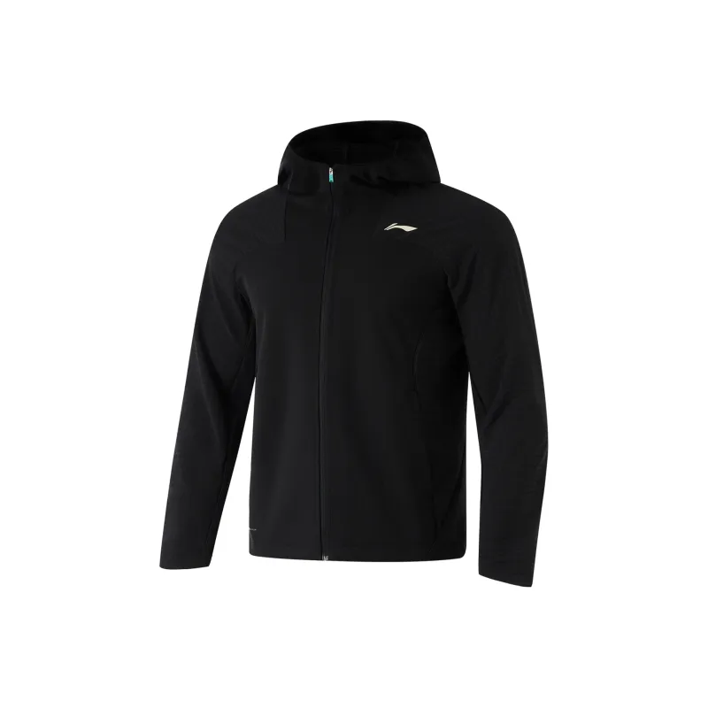 LiNing Running Collection Jackets Coats Men Black-0