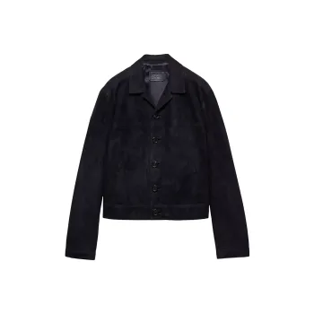 PRADA SS24 Jackets Coats Unisex Marine Blue
