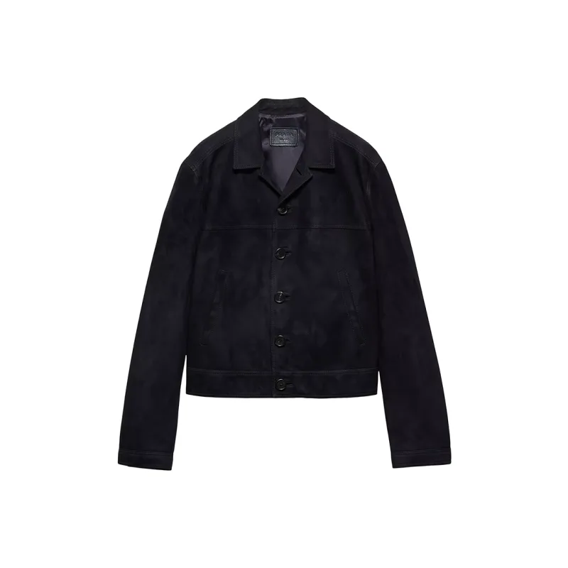 PRADA SS24 Jackets Coats Unisex Marine Blue-0