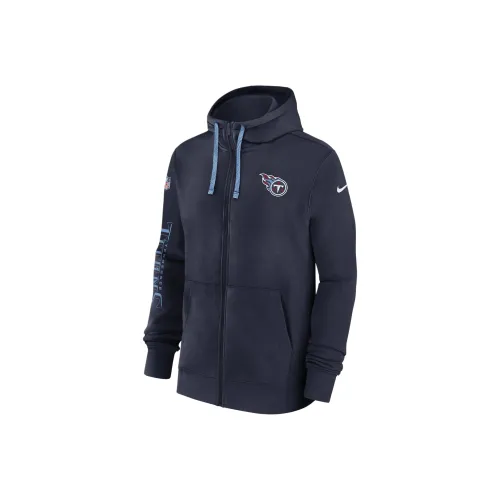 Nike Tennessee Titans Sideline Team Issue Club Men's Nike Full Zip Hoodie