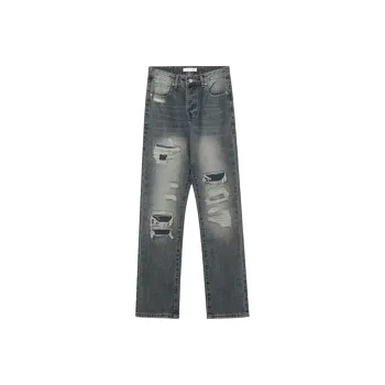 PAINT STAIN Jeans Unisex Blue