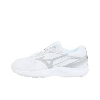 Mizuno Anti Slip Wear Resistant Low Top Training Shoes Unisex White Gray