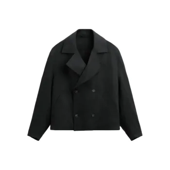 ZARA Trench Coats Men Black