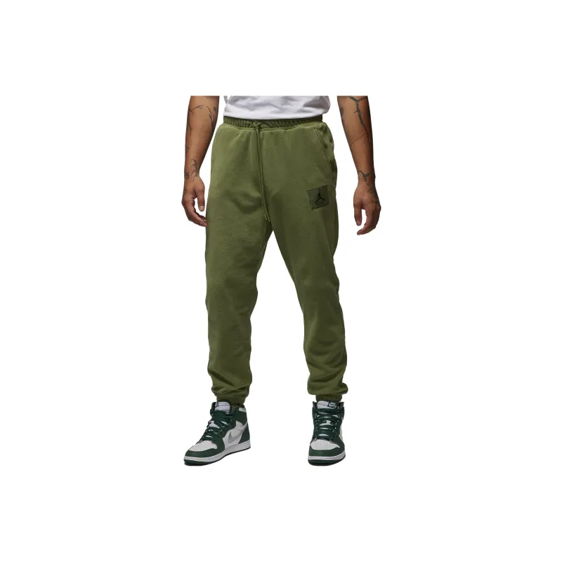 Jordan Essentials Knitted Sweatpants Men Olive Green-0