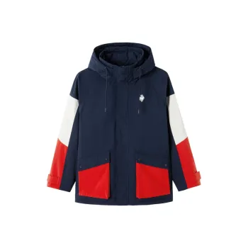 Le Coq Sportif Down Jacket Unisex Navy Blue