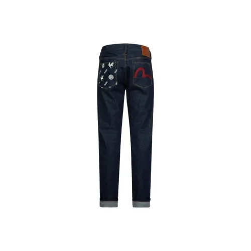 EVISU Jeans Men Denim Blue
