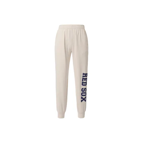 MLB Boston Red Sox Knitted Sports Pants Unisex Beige
