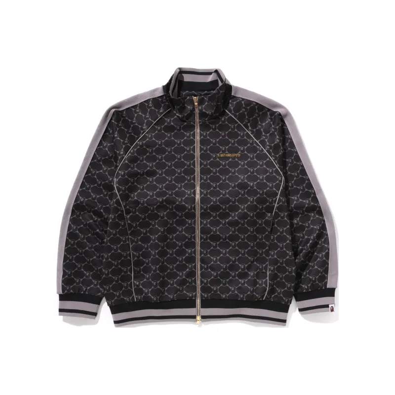 Bape College Monogram Logo Relaxed Fit Track Jacket-0