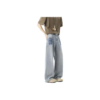 Qnxeey Jeans Unisex Glacier Blue
