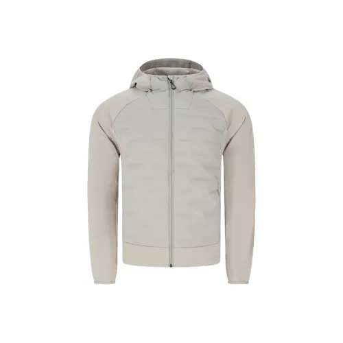 Asics Down Jackets Men Gray