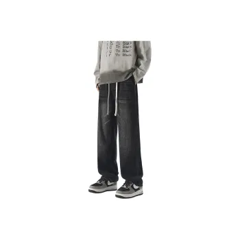 IJRJ Jeans Unisex Distressed Gray