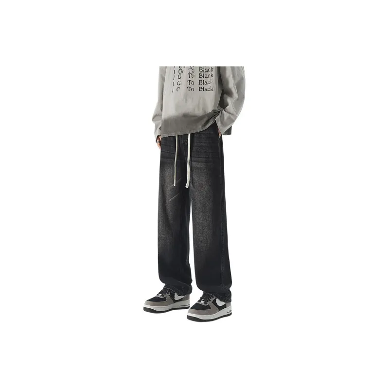IJRJ Jeans Unisex Distressed Gray-0