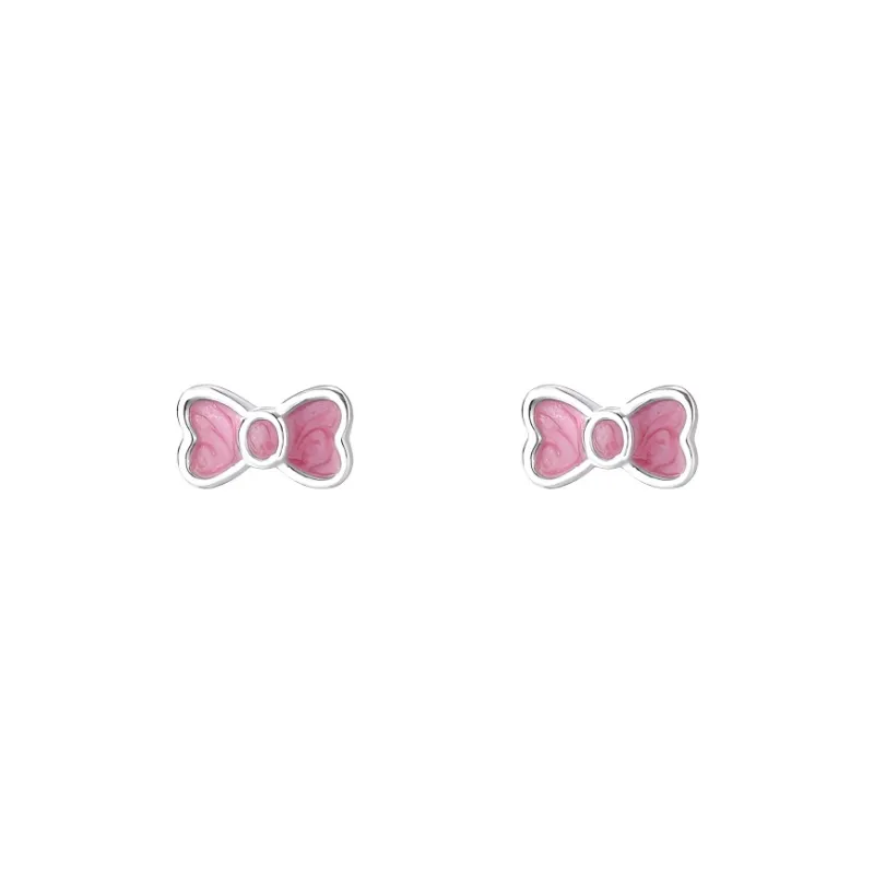 QUIET LOVE Sterling Silver Stud Earrings Women's-0