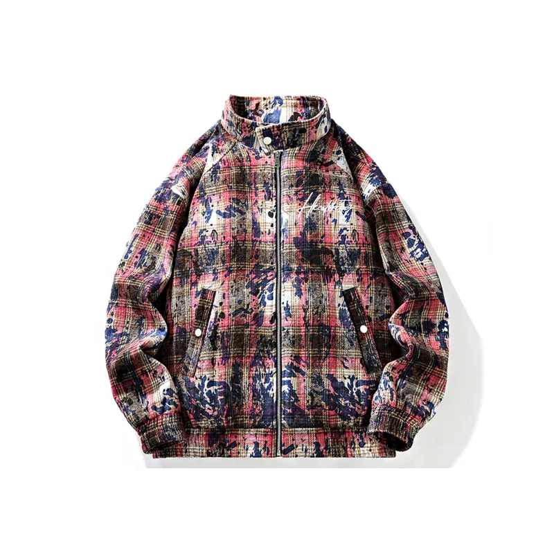 CSKS Jackets Coats Unisex Ink Wash Pink-0