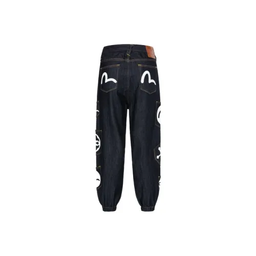 EVISU Jeans Men Denim Blue