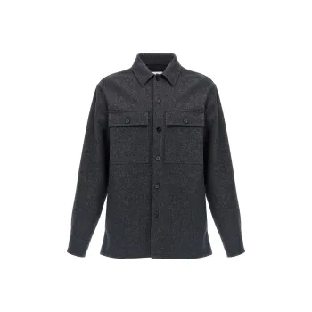 JIL SANDER Buttoned Flannel Shirt