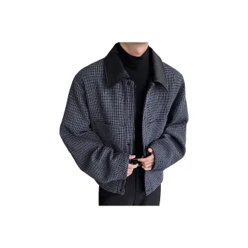 GY.VG Jackets Unisex Blue Black