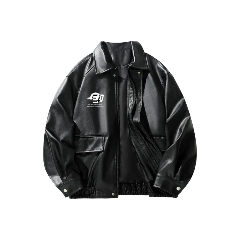 EOOVEN Leather Jackets Unisex-16