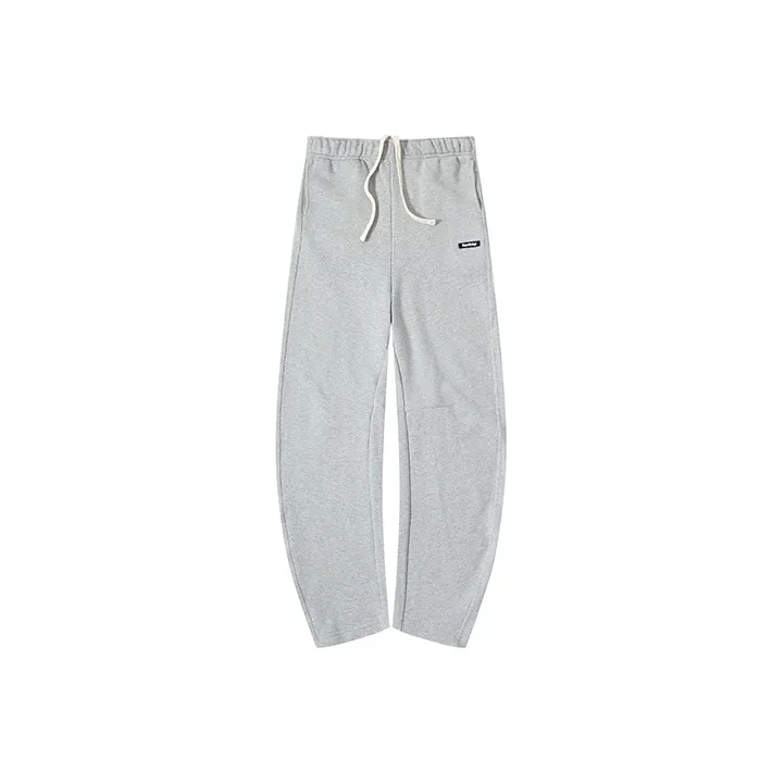 Apparition Knitted Sweatpants Unisex Heather Gray-0