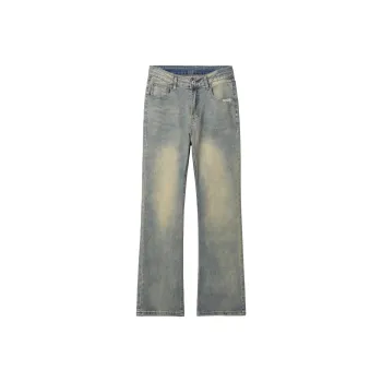 RICE NINE TEN Jeans Unisex Yellow Mud Blue