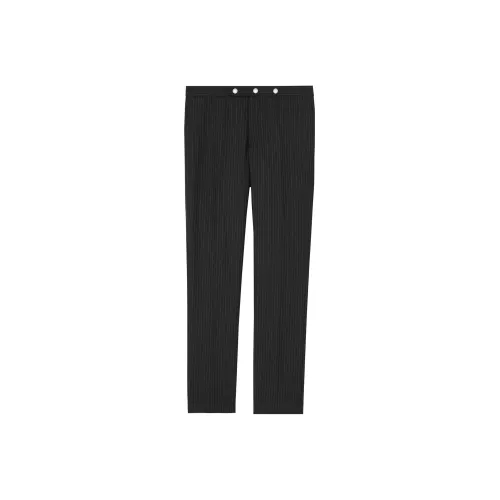 Burberry Pinstriped Wool Trousers
