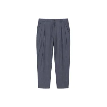 DAVID NAMAN Tapered Pants Moderate Casual Pants Men's Gray