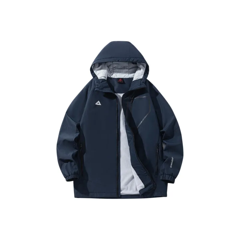 PEAK Kai Series Trench Coat Men Navy Blue-0