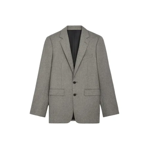 CELINE Classic Jacket In Striped Flannel