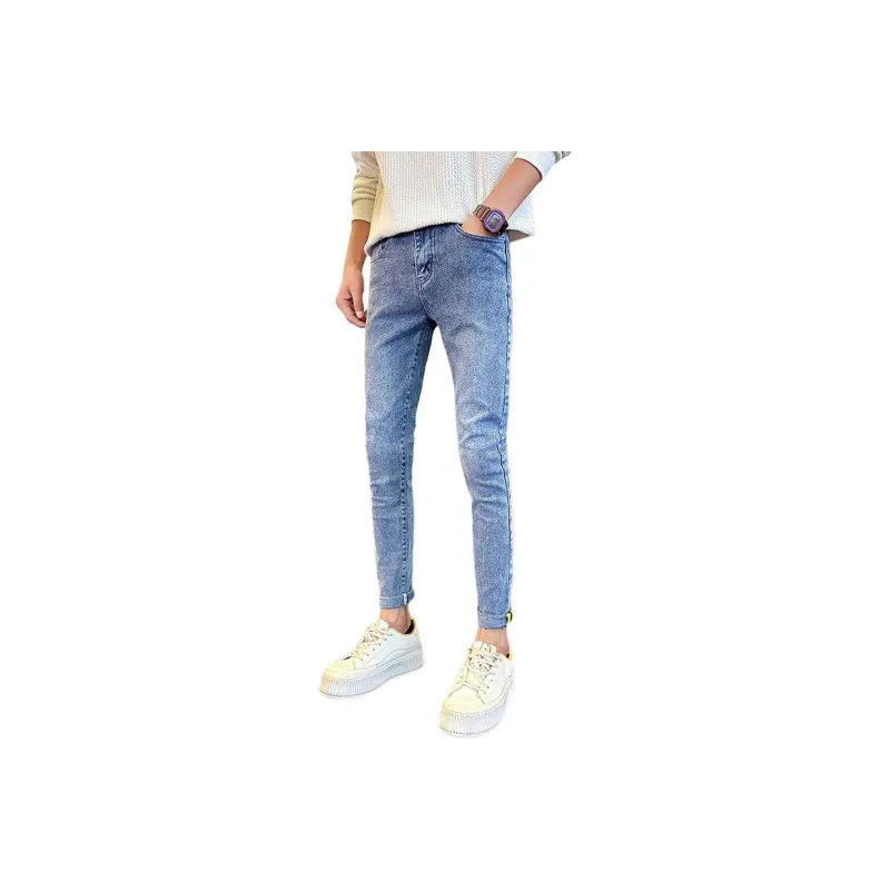 RASHOMONG Jeans Unisex Blue-0