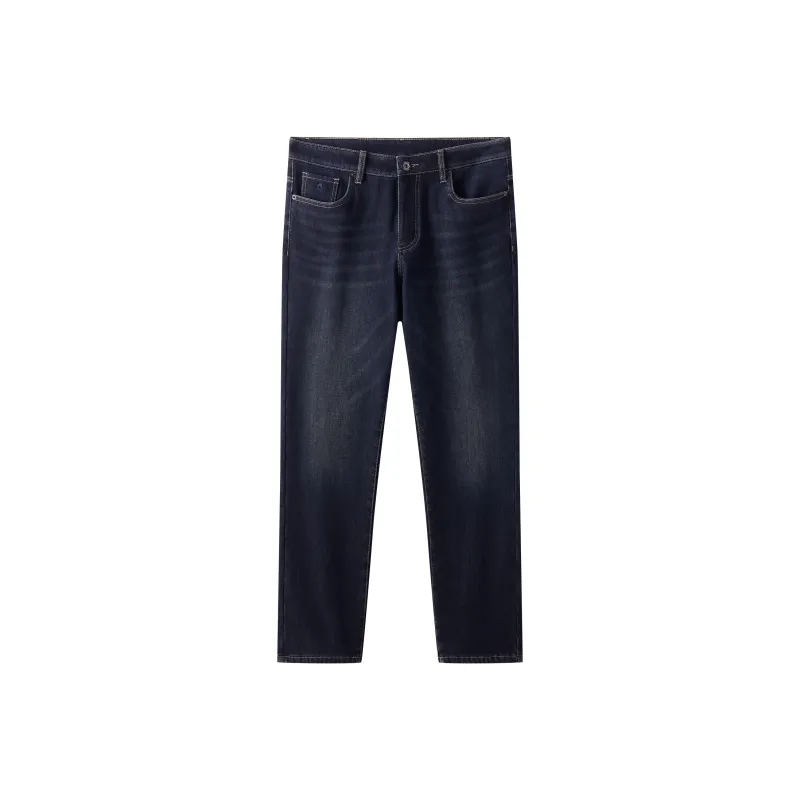 CAMEL Micro Stretch Oil Resistant Stain Resistant Waterproof Embroidery Logo Casual Pants Straight Fit Jeans Men's-5
