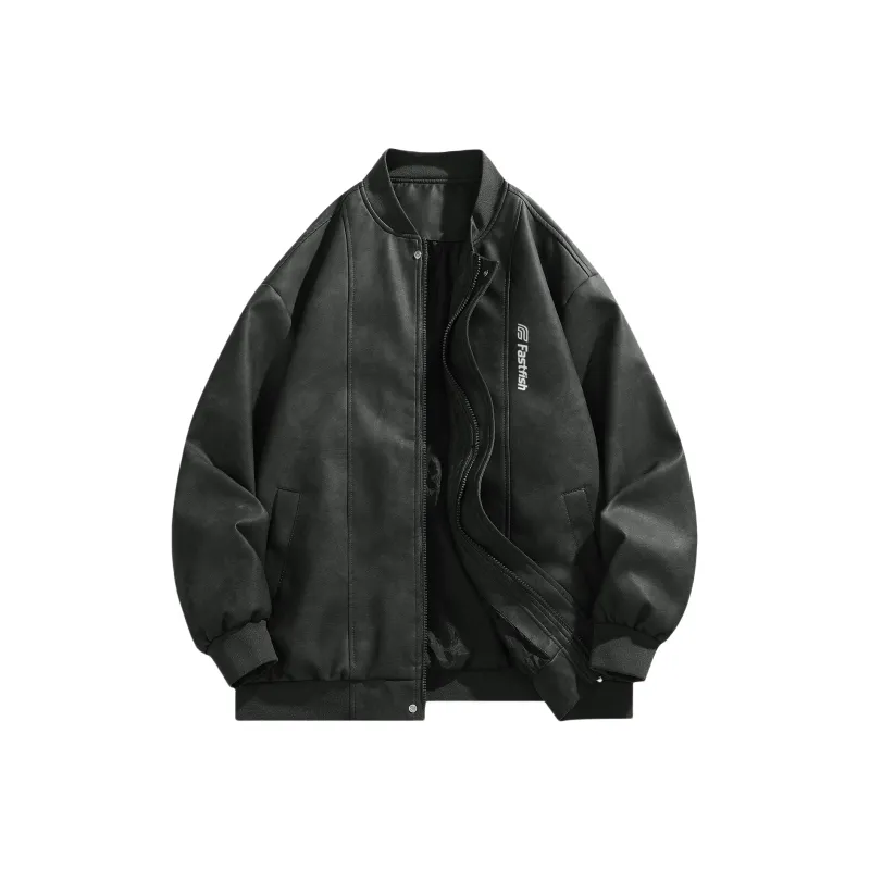 FASTFISH Leather Jackets Unisex-0