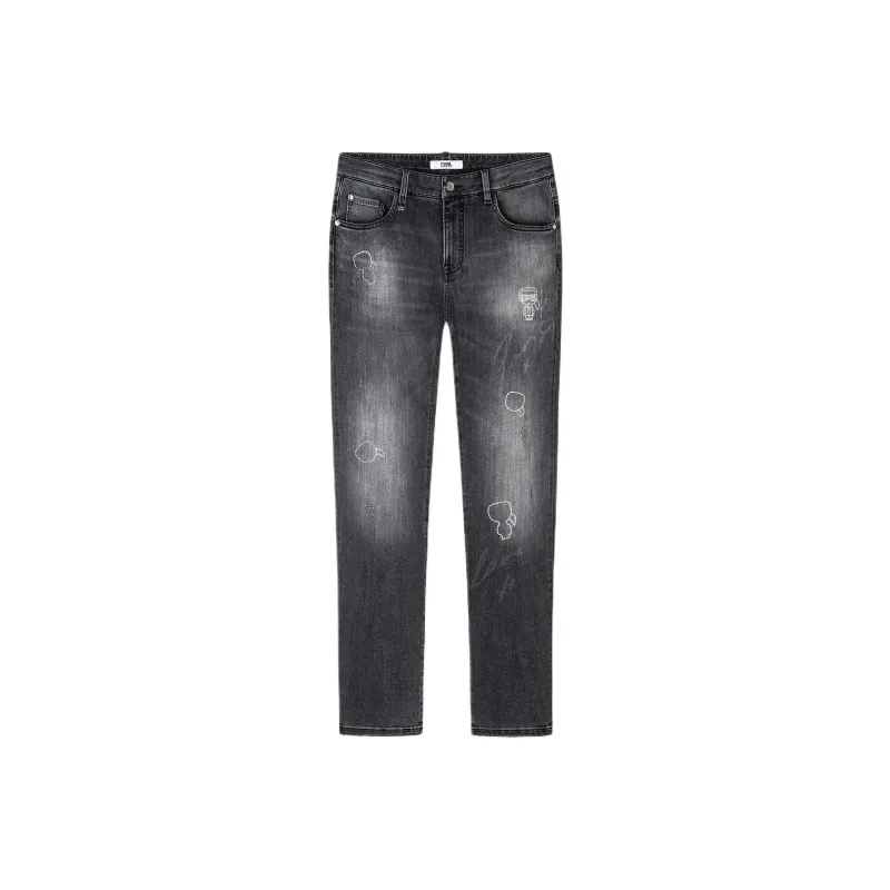 KARL LAGERFELD SS24 Jeans Men's Gray-0