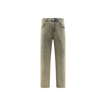 HELIPORT Jeans Unisex Yellow Mud