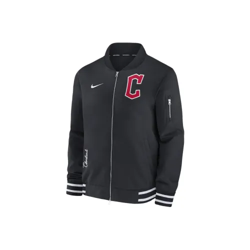 Nike Cleveland Guardians Authentic Collection Men's Nike Mlb Full-Zip Bomber Jacket