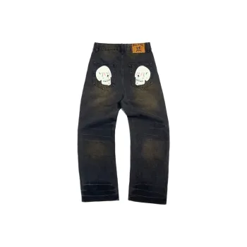 MIRACLE KILL Jeans Unisex Black Gray