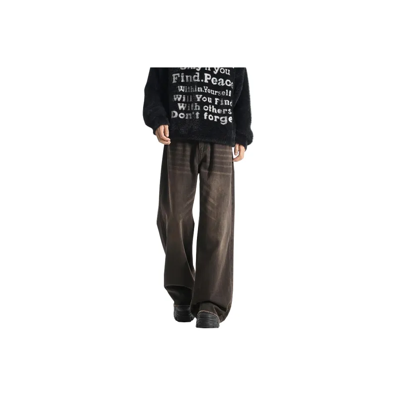FONDLOOK Jeans Unisex Rusty Red-0
